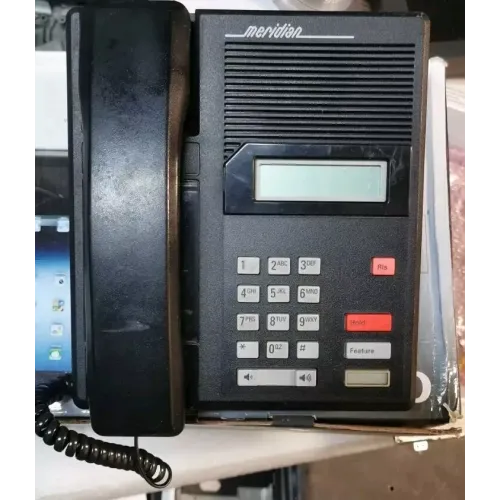 Used Nortel M7100 NT8B14 Black 1 Button Digital Telephone Made in Canada